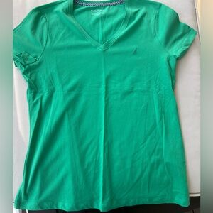 NWOT Womens Nautica Kelly Green Top size large